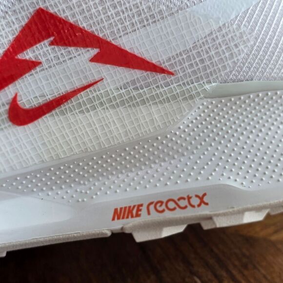 Nike ReactX Pegasus Trail 5 Hiking Running Shoes Women's 11.5 White Sail Red New - Picture 14 of 15